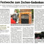 Festwoche zum Zechen-Gedenken