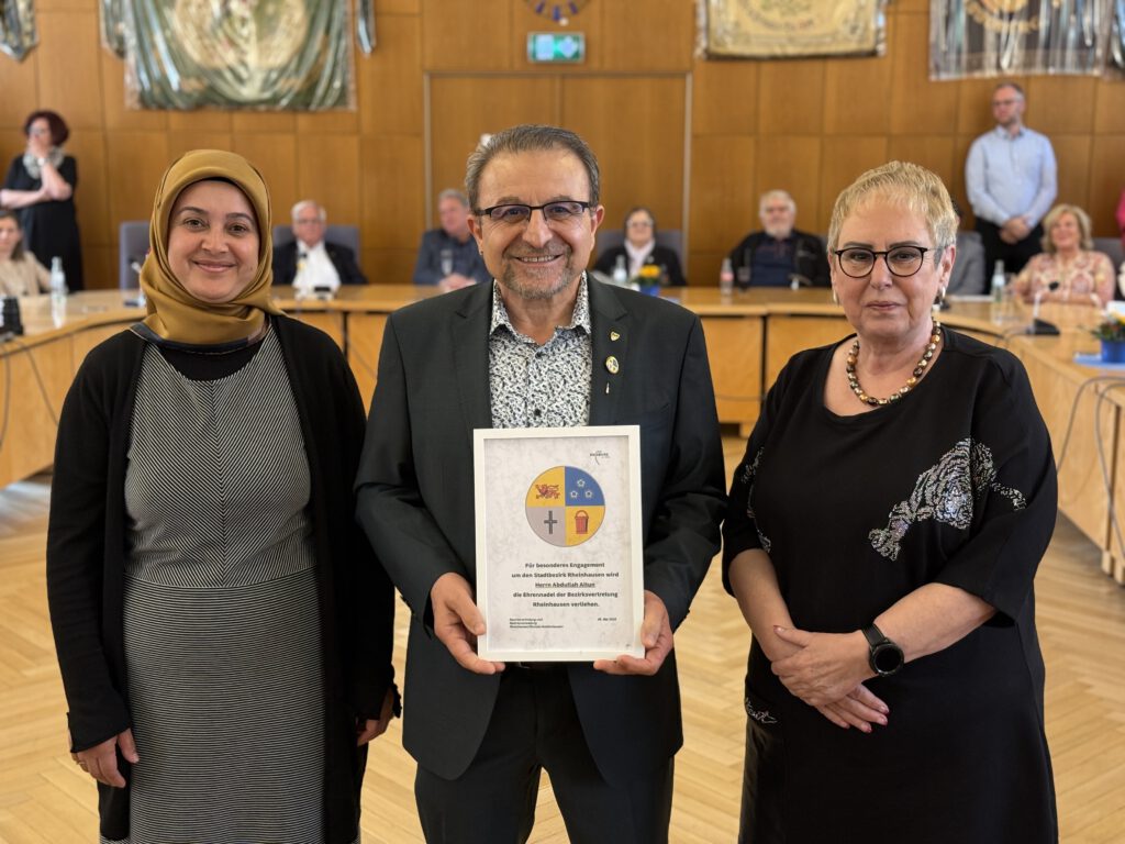 Höchste Ehre für Abdullah Altun: Ein Brückenbauer wird zum Ehrenbürger von Rheinhausen ernannt