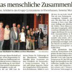 Einsatz für das menschliche Zusammenleben
